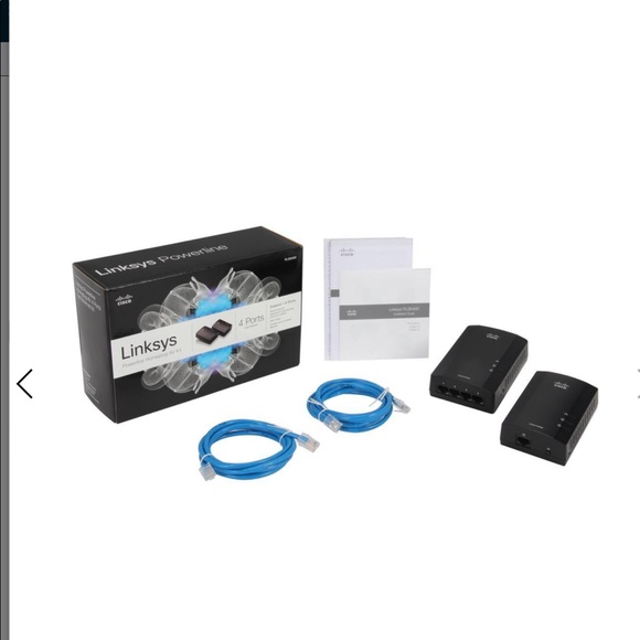 LINKSYS PLSK400 AV200 4-Port Network Adapter Kit - Picture 8 of 11